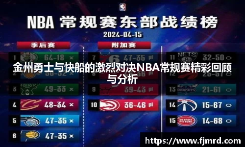 金州勇士与快船的激烈对决NBA常规赛精彩回顾与分析